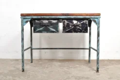 Pamono Vintage Industrial Worktable, 1950s><noscript><img width=