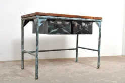 Pamono Vintage Industrial Worktable, 1950s><noscript><img width=