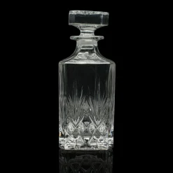 Hot Pamono Vintage Irish Whiskey Decanter with Cut Crystal Glass, 1960s