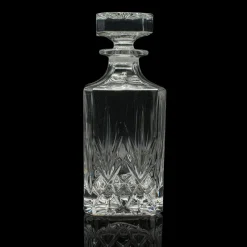 Hot Pamono Vintage Irish Whiskey Decanter with Cut Crystal Glass, 1960s