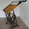 New Pamono Vintage Iron Architects Drawing Table, 1920s