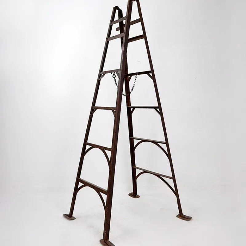 Pamono Vintage Iron Ladder with Chain Support> Architectural Elements