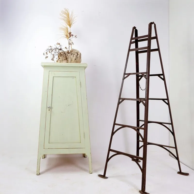 Pamono Vintage Iron Ladder with Chain Support> Architectural Elements