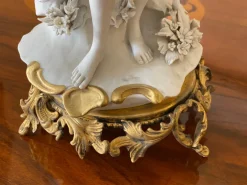 Sale Pamono Vintage Italian Biscuit Porcelain & Bronze Figurine by Barbella