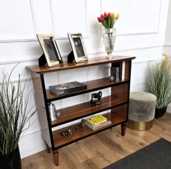 Discount Pamono Vintage Italian Bookcase in Walnut, 1960s