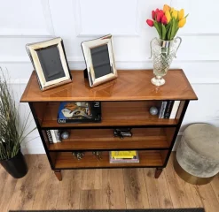 Discount Pamono Vintage Italian Bookcase in Walnut, 1960s