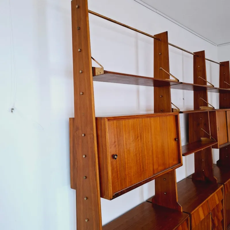 Pamono Vintage Italian Bookcase, 1950s> Shelves & Wall Units
