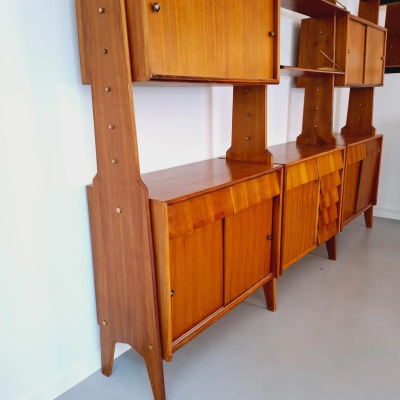 Pamono Vintage Italian Bookcase, 1950s> Shelves & Wall Units