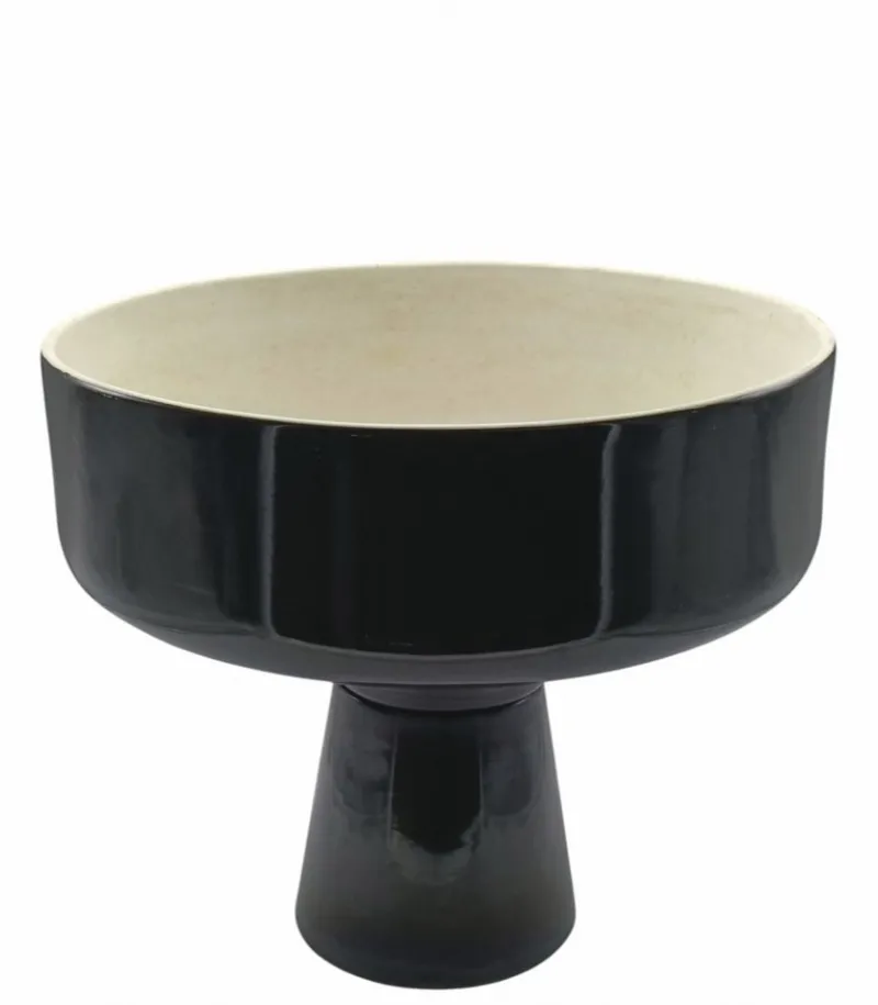 Pamono Vintage Italian Brown Ceramic Planter by Angelo Mangiarotti for F.lli Brambilla, 1970s> Planters And Jardiniere