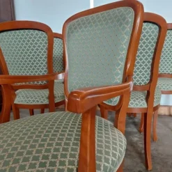 Pamono Vintage Italian Chairs from Selva, Set of 6><noscript><img width=