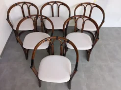 Pamono Vintage Italian Chairs, 1970s, Set of 6><noscript><img width=