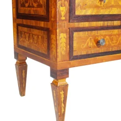 Pamono Vintage Italian Chest of Drawers from Meroni & Fossati, 1890s><noscript><img width=