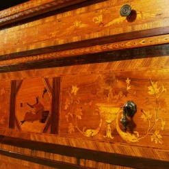Pamono Vintage Italian Chest of Drawers from Meroni & Fossati, 1890s><noscript><img width=