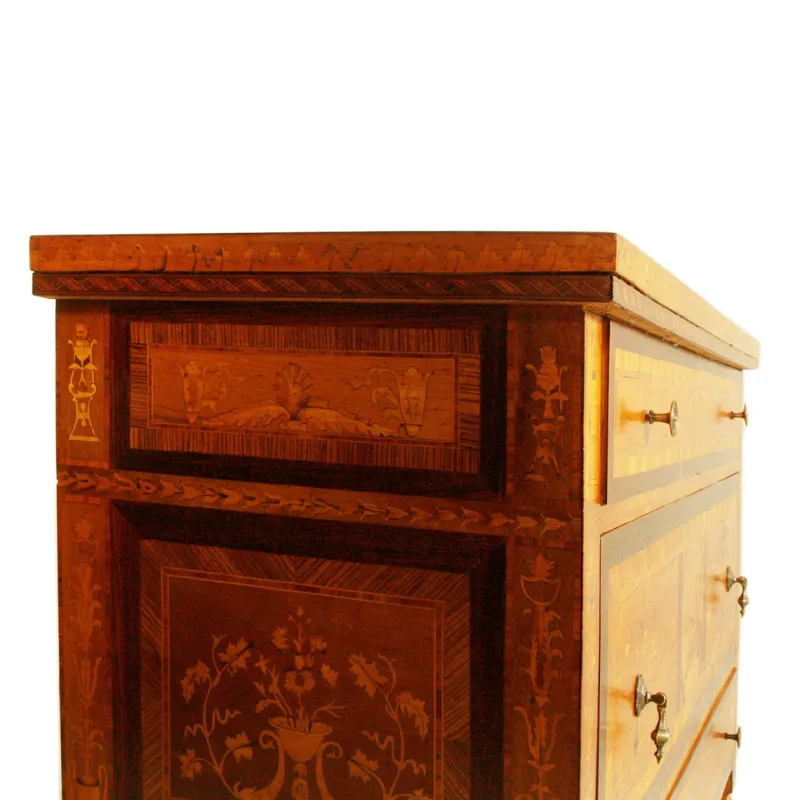 Pamono Vintage Italian Chest of Drawers from Meroni & Fossati, 1890s> Dressers, Commodes & Chests