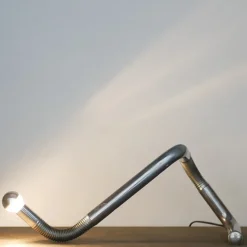 Pamono Vintage Italian Chrome Table Lamp, 1970s> Table Lamps