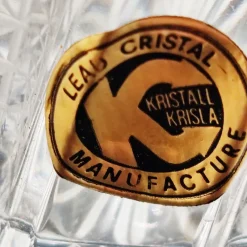 Pamono Vintage Italian Cocktail Shaker and Ice Bucket in Lead Crystal by Kristall Krisla, 1960s, Set of 3><noscript><img width=