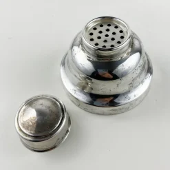 Pamono Vintage Italian Crystal and Silver Cocktail Shaker, 1940s><noscript><img width=