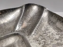 Outlet Pamono Vintage Italian Embossed Silver Plated Tray by Olri, 1950s