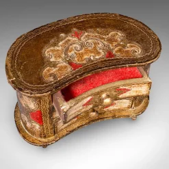 Pamono Vintage Italian Florentine Jewellery Box with Drawers, 1960s><noscript><img width=