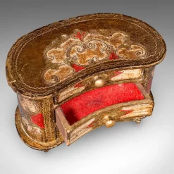 Pamono Vintage Italian Florentine Jewellery Box with Drawers, 1960s><noscript><img width=