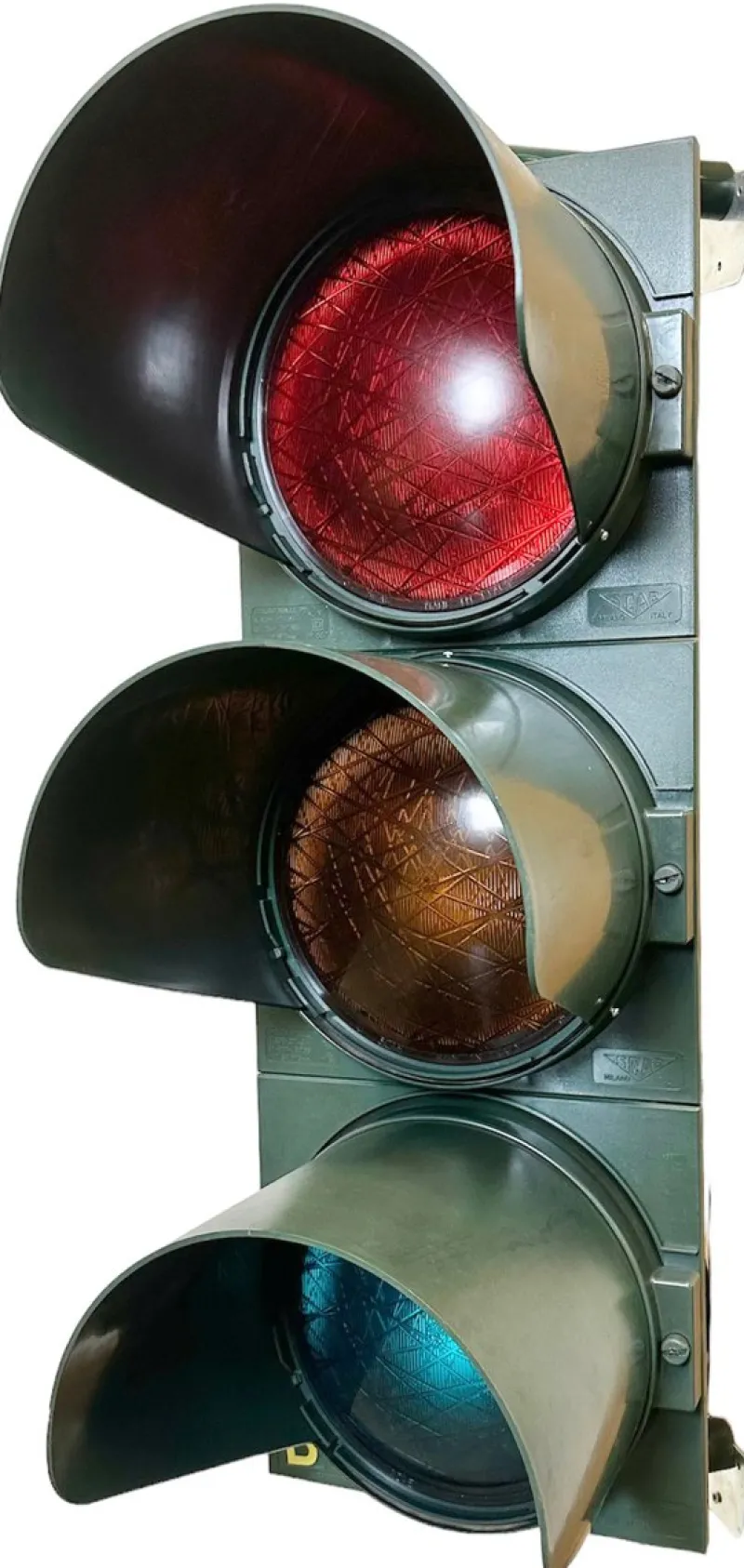 Pamono Vintage Italian Green Traffic Lights, 1980s> Garden Lighting