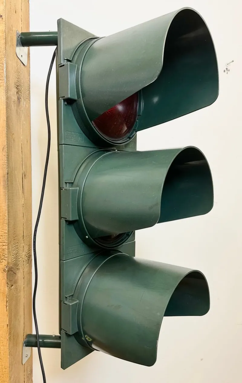 Pamono Vintage Italian Green Traffic Lights, 1980s> Garden Lighting