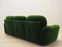 Pamono Vintage Italian Green Velour Sofa by Arrigo Arrigoni for Busnelli, 1970s><noscript><img width=
