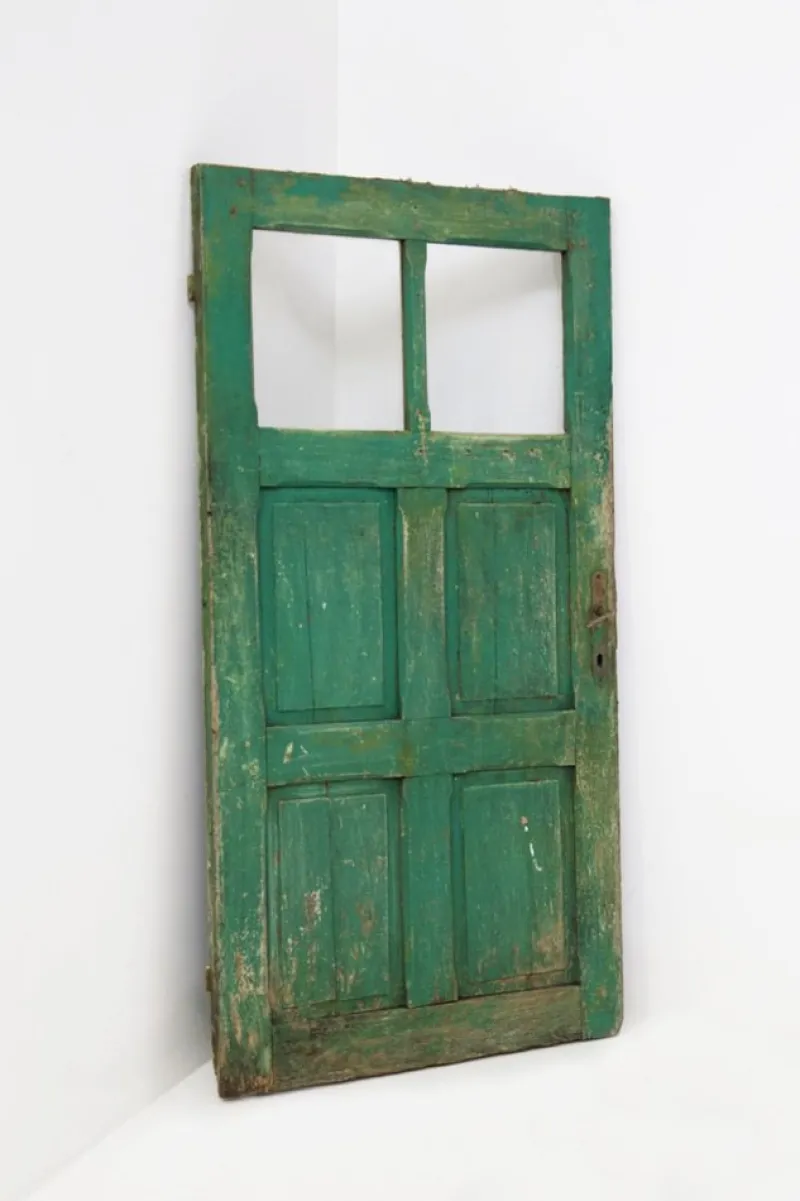 Clearance Pamono Vintage Italian Green Wooden Door, Capri, 1960s