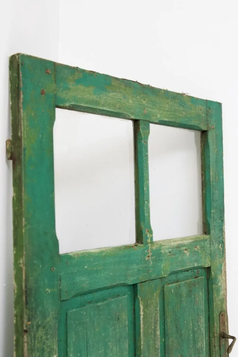 Clearance Pamono Vintage Italian Green Wooden Door, Capri, 1960s