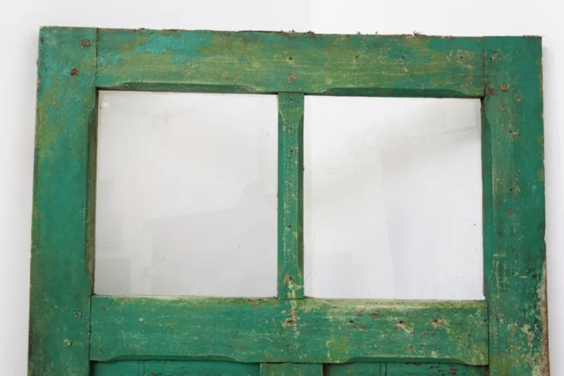 Clearance Pamono Vintage Italian Green Wooden Door, Capri, 1960s