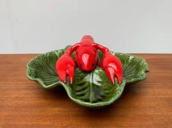 Pamono Vintage Italian Lobster Pottery Bowl Sculpture><noscript><img width=