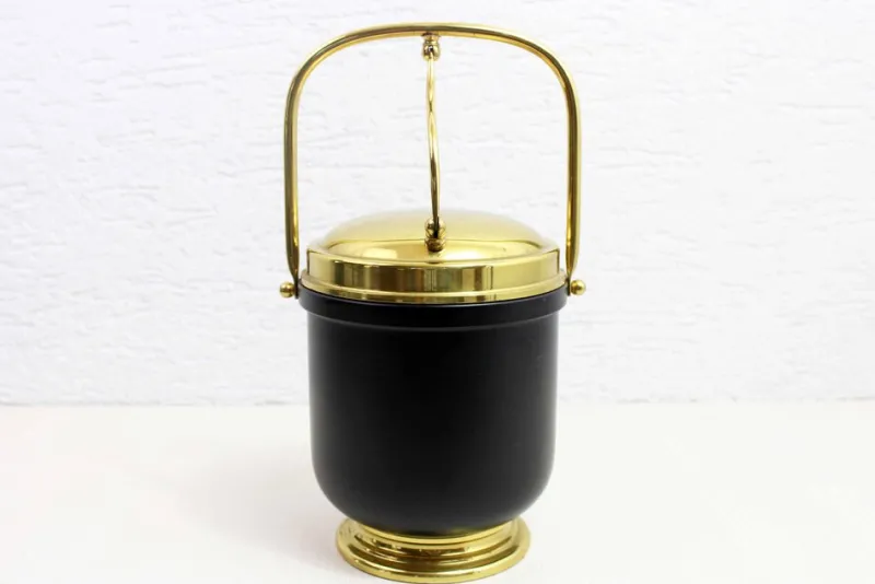 Pamono vintage Italian Macabo Ice Bucket, 1970> Ice Buckets & Wine Coolers