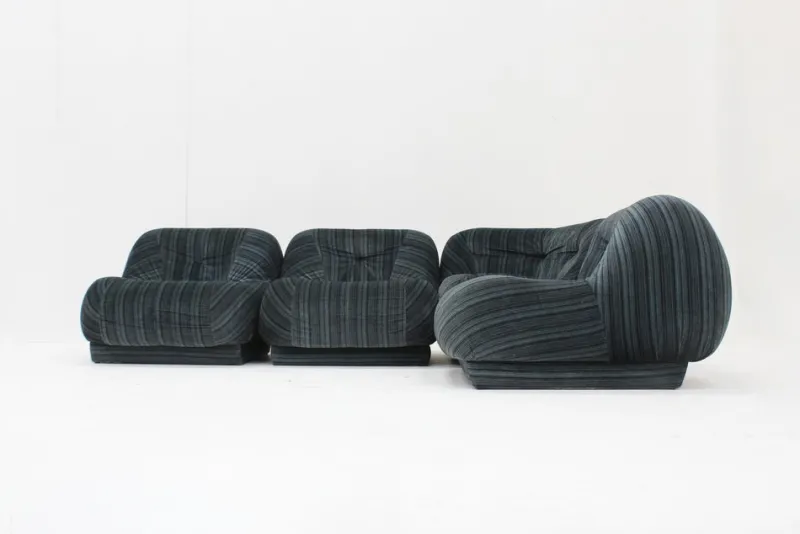 Discount Pamono Vintage Italian Modular Sectional Sofa 1970s, Set of 4