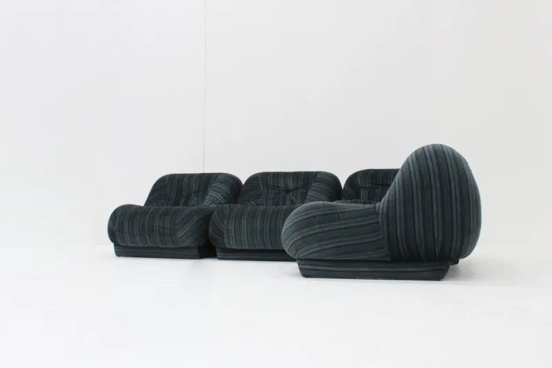 Discount Pamono Vintage Italian Modular Sectional Sofa 1970s, Set of 4