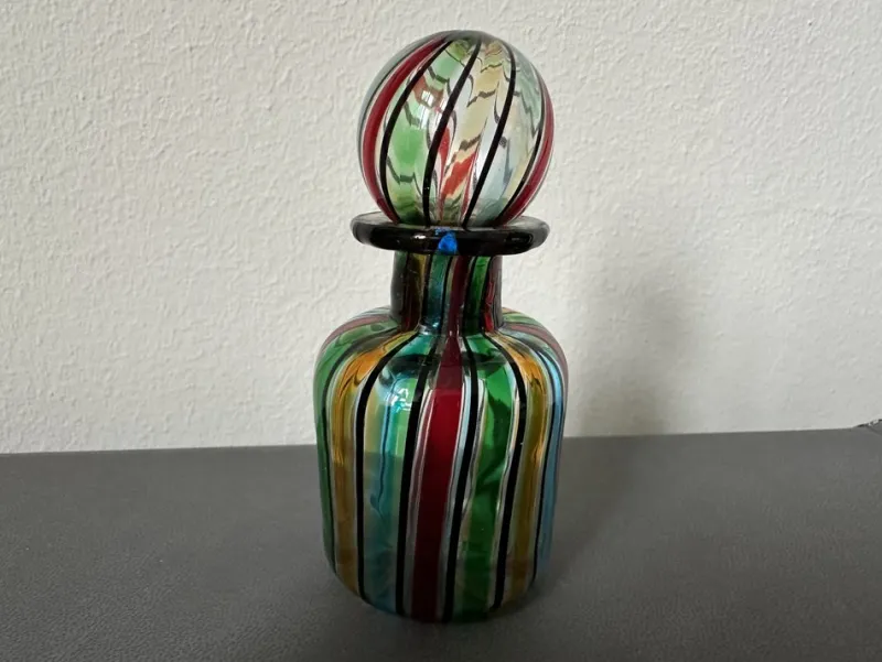 Pamono Vintage Italian Murano Glass Perfume Bottle, 1950s> Bottles, Carafes & Jugs