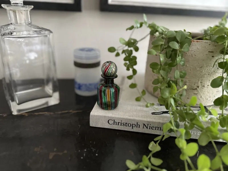 Pamono Vintage Italian Murano Glass Perfume Bottle, 1950s> Bottles, Carafes & Jugs
