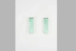 New Pamono Vintage Italian Murano Glass Wall Sconces, 1960s, Set of 2