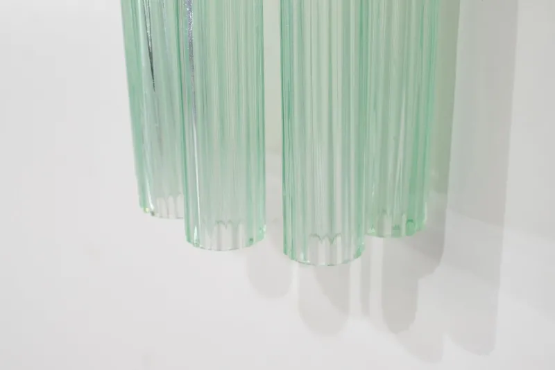 New Pamono Vintage Italian Murano Glass Wall Sconces, 1960s, Set of 2