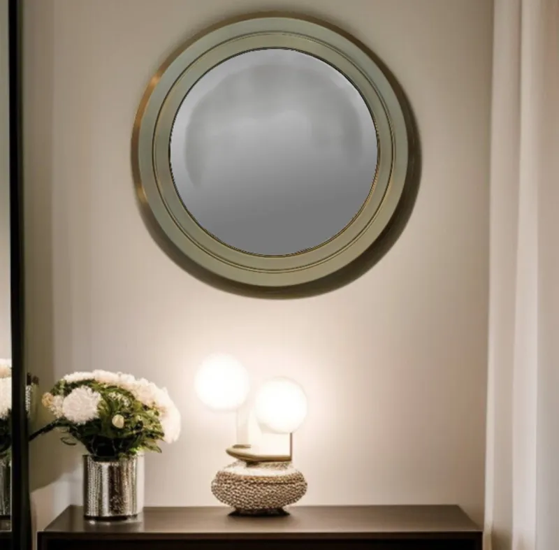 Outlet Pamono Vintage Italian Narciso Wall Round Mirror by Sergio Mazza for Artemide, 1970s