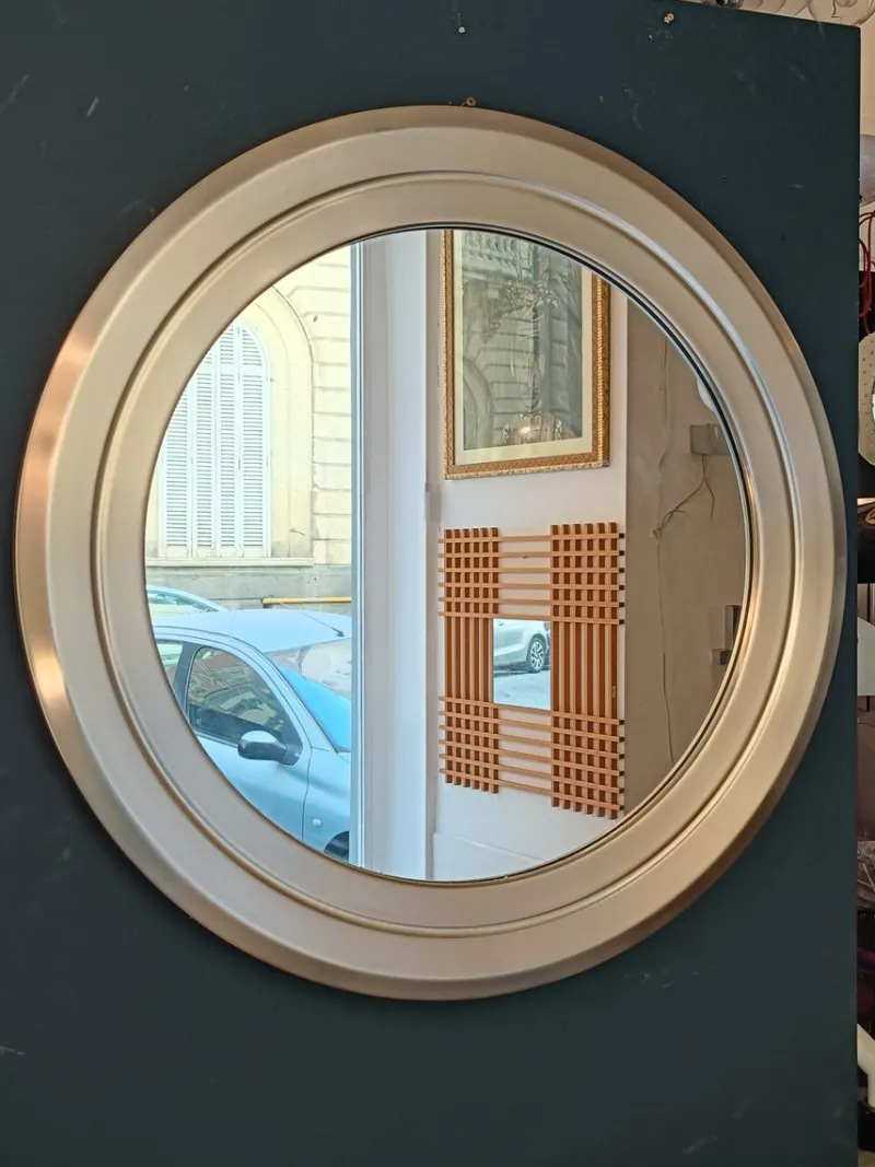 Outlet Pamono Vintage Italian Narciso Wall Round Mirror by Sergio Mazza for Artemide, 1970s