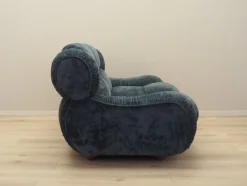 Pamono Vintage Italian Navy Blue Velour Sofa, 1970s><noscript><img width=