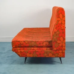 Pamono Vintage Italian Orange Sofa, 1960s><noscript><img width=
