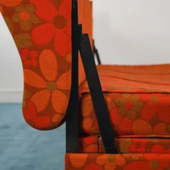Pamono Vintage Italian Orange Sofa, 1960s><noscript><img width=