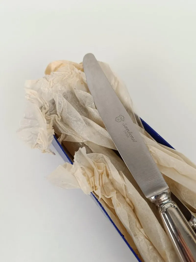 Pamono Vintage Italian Silver-Plated Cutlery Set Mod Baroque from Sambonet, 1960s, Set of 36> Cutlery & Serving Utensils