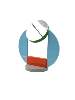 Pamono Vintage Italian Table Mirror by Michele De Lucchi, 1980s