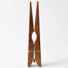 Pamono Vintage Italian Walnut and Brass Nutcracker, 1970s> Cutlery & Serving Utensils