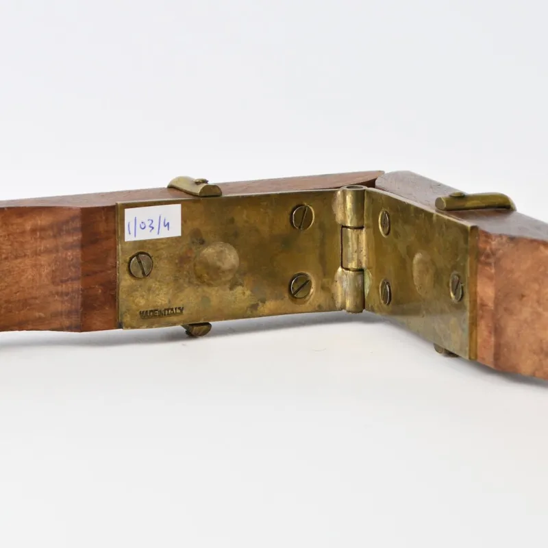 Pamono Vintage Italian Walnut and Brass Nutcracker, 1970s> Cutlery & Serving Utensils