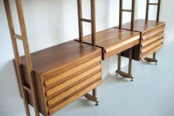 Pamono Vintage Italian Walnut Bookcase, 1955><noscript><img width=