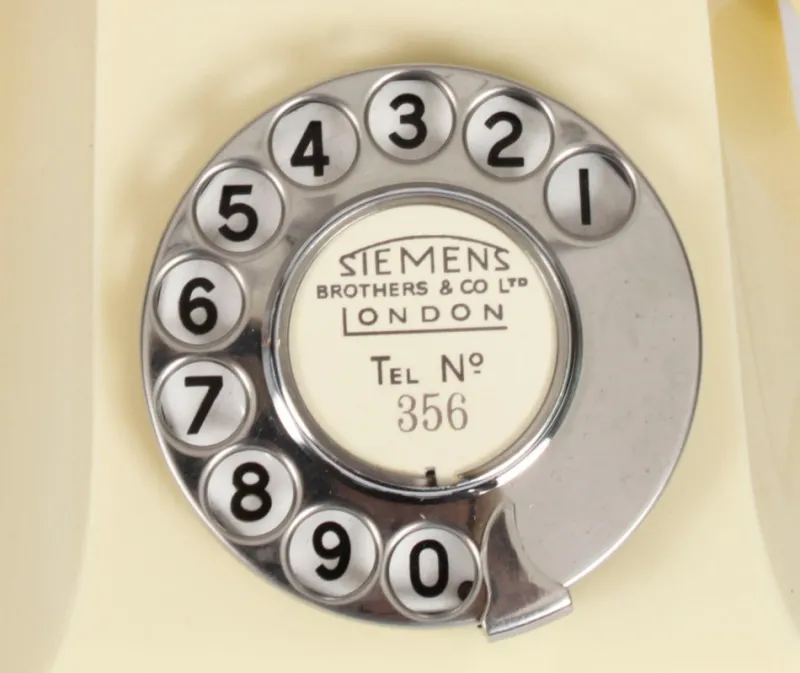 Best Pamono Vintage Ivory Colour 356 Telephone from Siemens, 1950s