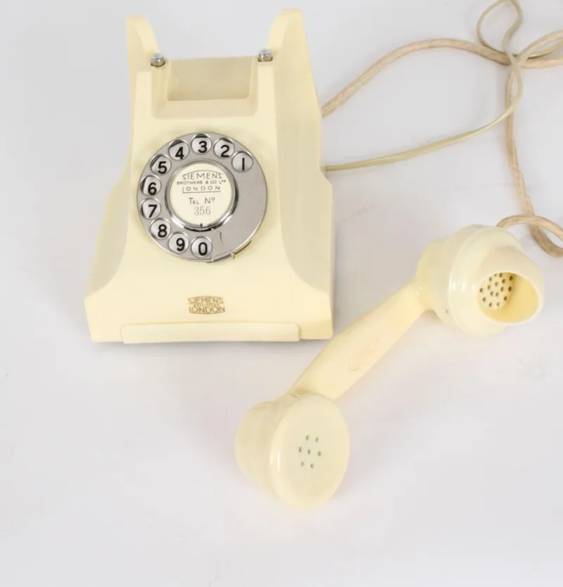 Best Pamono Vintage Ivory Colour 356 Telephone from Siemens, 1950s